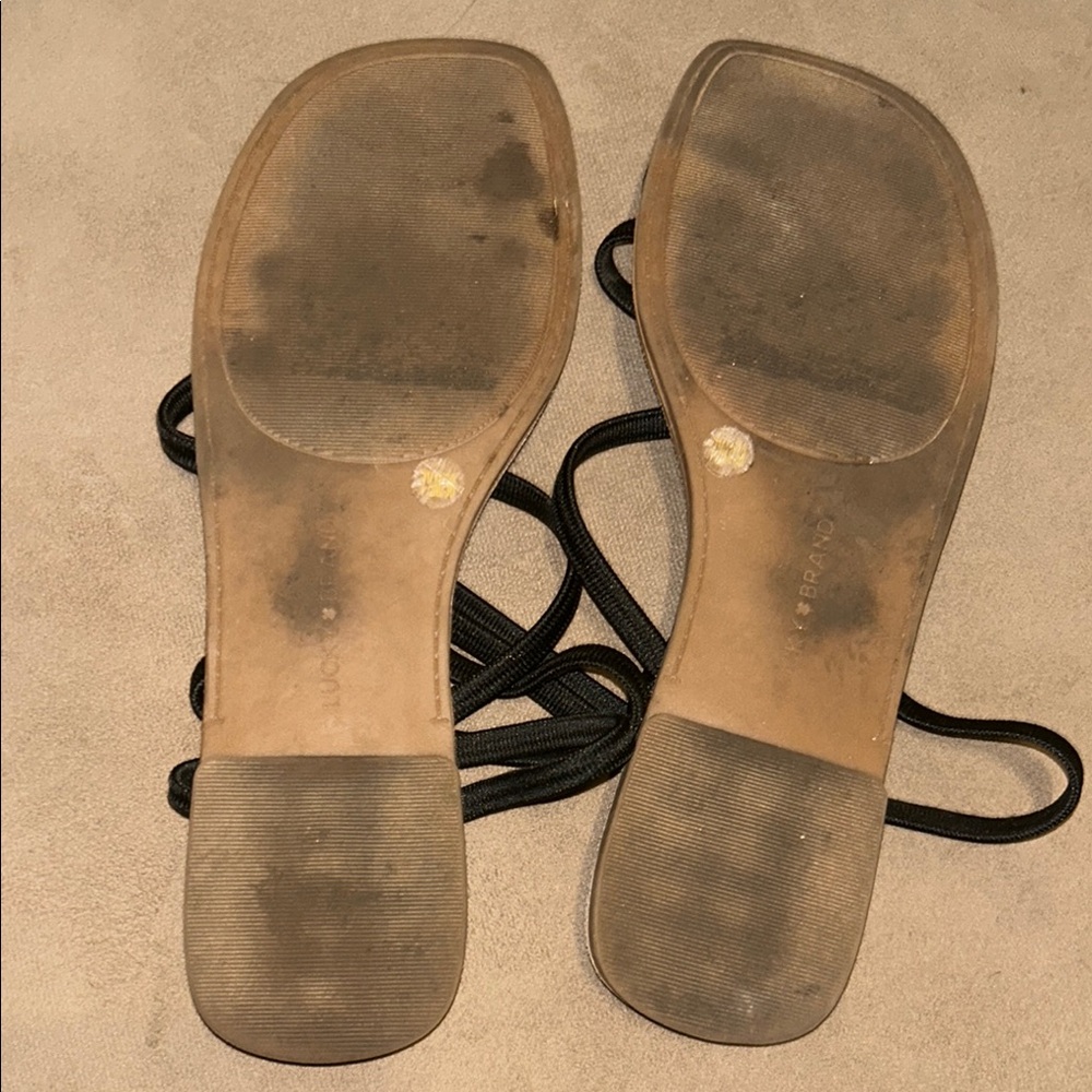 Lucky Brand Black Strappy Sandals for Women - Picture 3 of 5